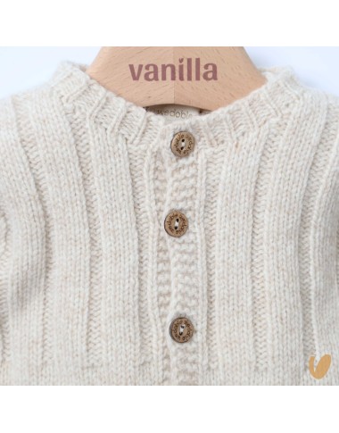 Dungarees and cardigans in Merinos wool