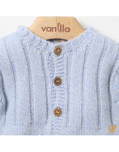 Dungarees and cardigans in Merinos wool