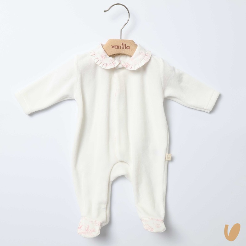 Tutina in ciniglia toile de jouy Tutina