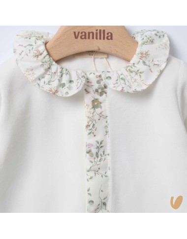 Tutina in chenille Fiorellini