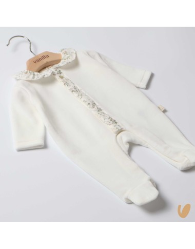 Tutina in chenille Fiorellini