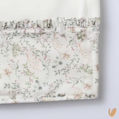 Coperta in ciniglia fiorellini Coperta e Lenzuola