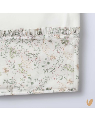 Flower chenille blanket