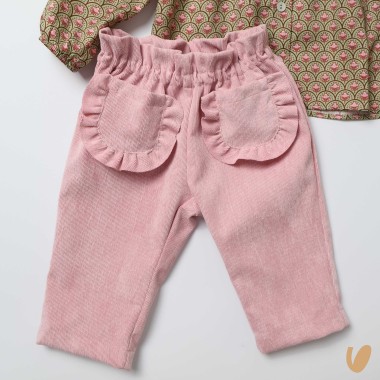 Completo camicia e pantalone Neonata
