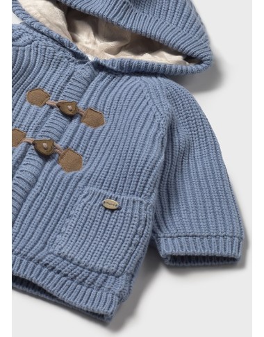 Cappottino tricot alamari Neonato