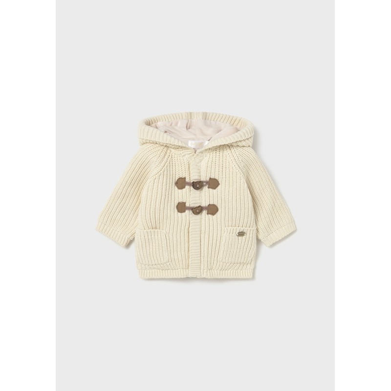 Cappottino tricot alamari Neonato
