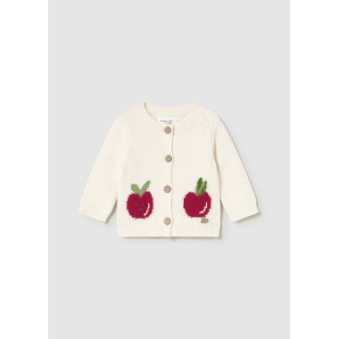 Cardigan operato Neonata