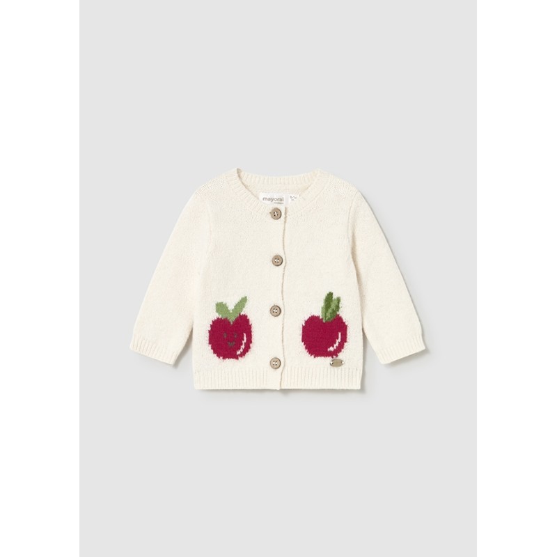 Cardigan operato Neonata