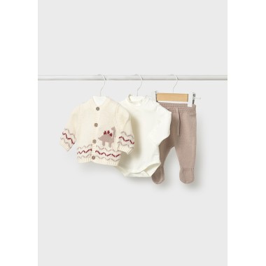Completo cardigan body e ghettina Neonato