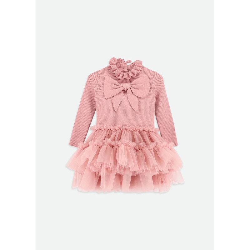 Abito in tulle e tricot Abito e Tute