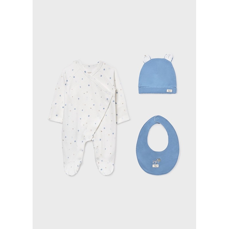 Set tutina cappello e bavetta Tutina