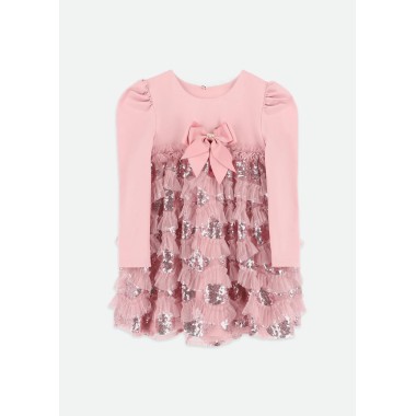 Abito in paiettes e tulle Bimba