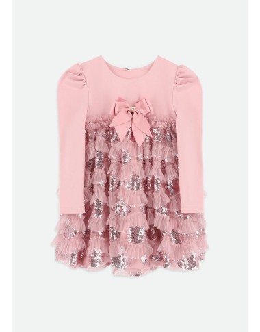 Dress in Paiettes and Tulle