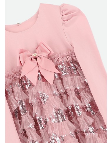 Abito in paiettes e tulle Bimba