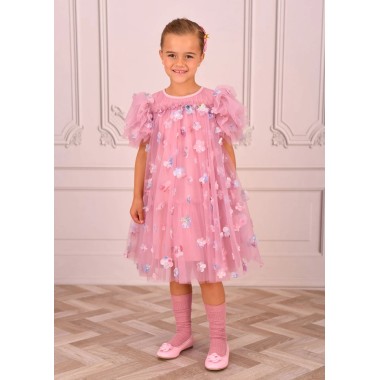 Abito in tulle fiori Abito e Tuta