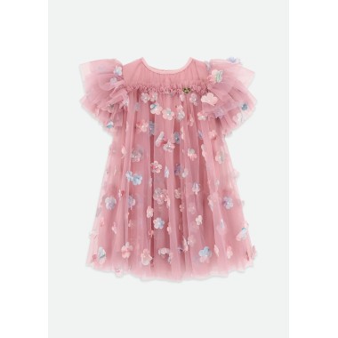 Abito in tulle fiori Abito e Tuta