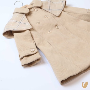 Cappotto con mantellina Giacca e Giubbino