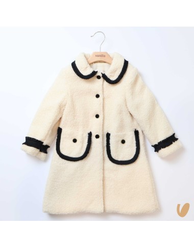 Cappotto boucle e frange Giacca e Giubbino