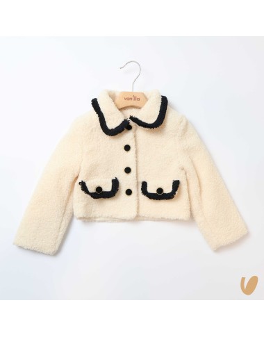 Cappottino corto boucle e frange SALDI 20%