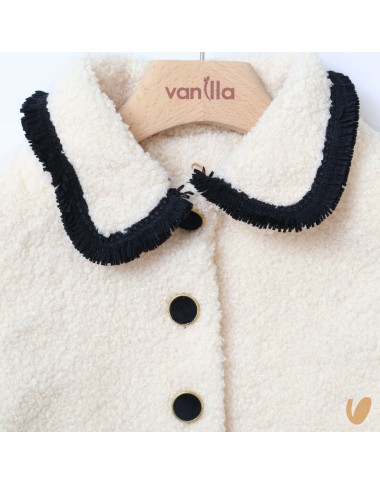 Cappottino corto boucle e frange SALDI 20%