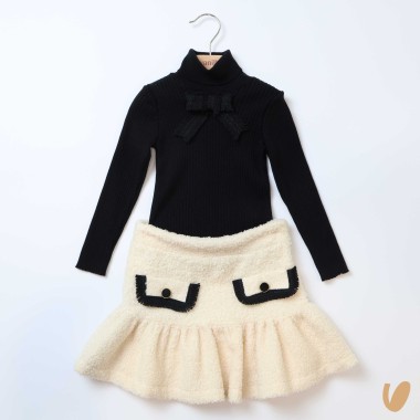 Completo maglia e gonna Bimba