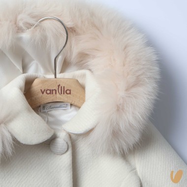 Cappottino con collo in volpe Cappotto e Giubbino