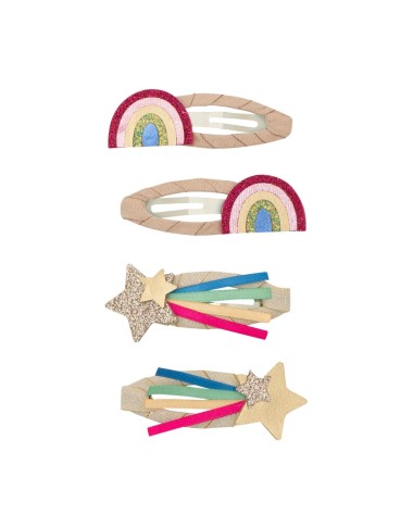 Set of 4 rainbow clothespins