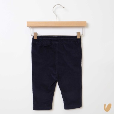 Pantalone in velluto millerighe Neonato