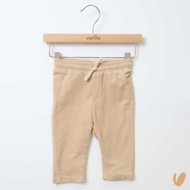 Pantalone in velluto millerighe Neonato