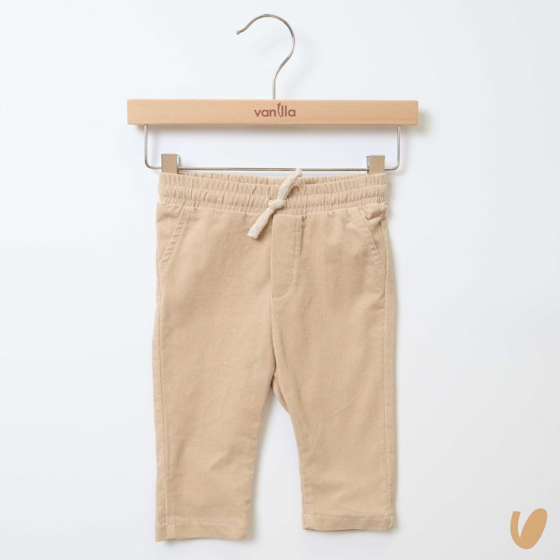 Pantalone in velluto millerighe Neonato