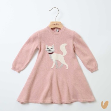 Abito in lana e cashmere gattino Abito e Tute