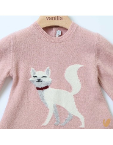 Wool dress and cashmere kitten