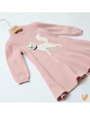 Abito in lana e cashmere gattino Abito e Tute