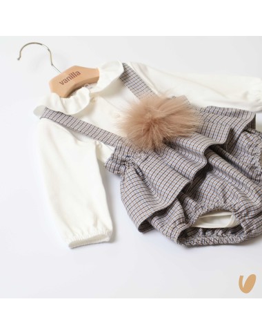 Completo salopette e body Neonata