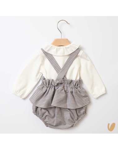 Completo salopette e body Neonata