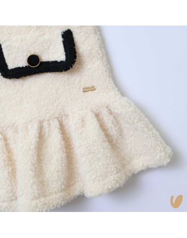 Abito bouclé e frange Bimba