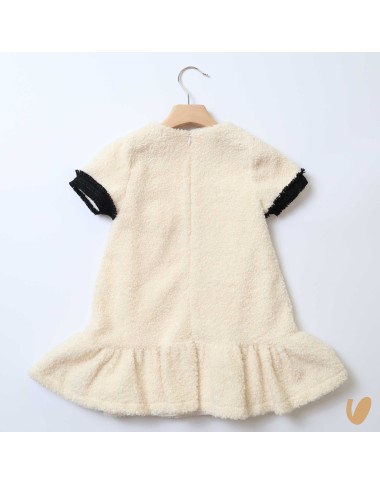 Abito bouclé e frange Bimba