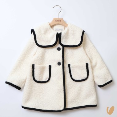 Cappotto boucle marinaretto Bimba