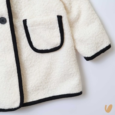 Cappotto boucle marinaretto Bimba
