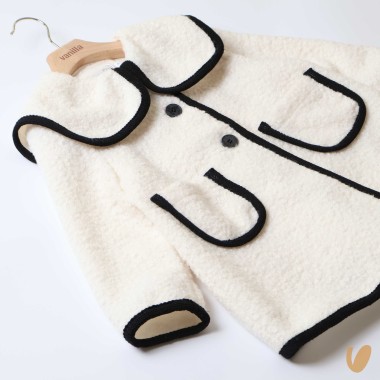 Cappotto boucle marinaretto Bimba