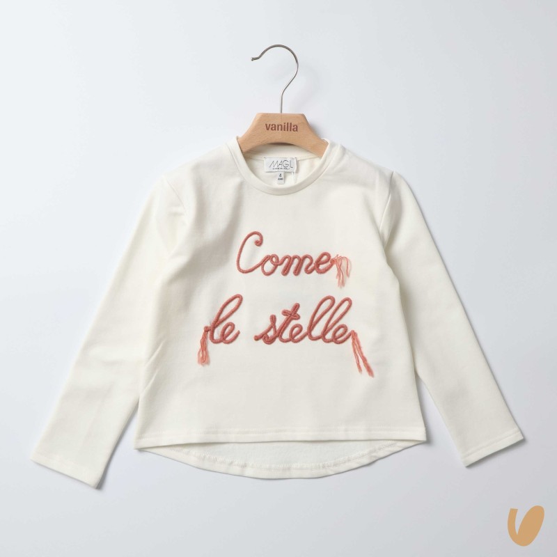 T-shirt felpata Come le Stelle T-Shirt e Top
