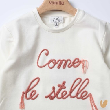 T-shirt felpata Come le Stelle T-Shirt e Top