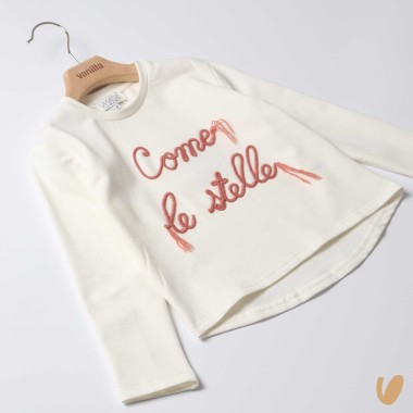 T-shirt felpata Come le Stelle T-Shirt e Top