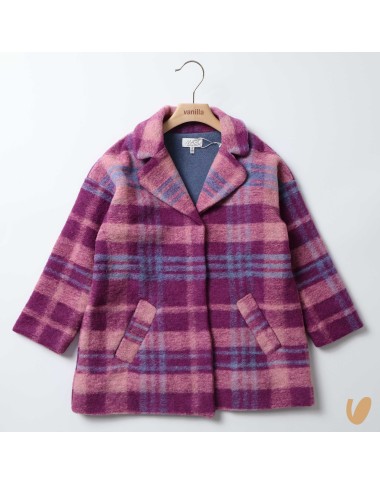 Cappotto quadri in lana SALDI 20%