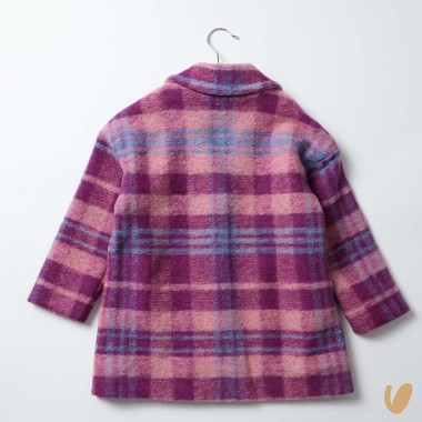 Cappotto quadri in lana SALDI 20%