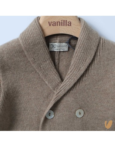 Wool and cashmere double-breasted jacket