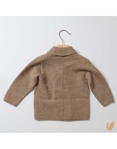 Wool and cashmere double-breasted jacket