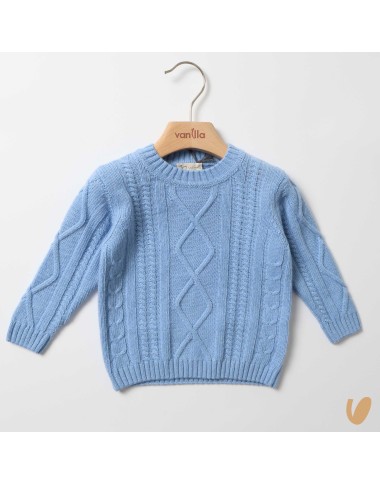 Wool and cashmere braid sweater