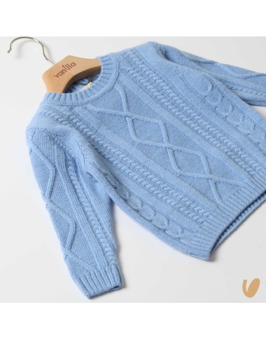 Maglioncino trecce lana e cashmere Cardigan e Maglia