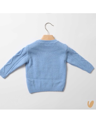 Maglioncino trecce lana e cashmere Cardigan e Maglia